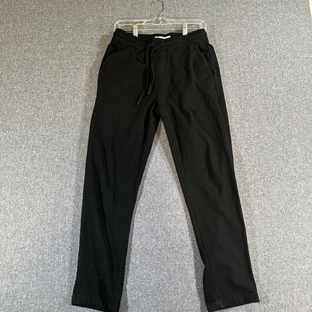 Zara Sweatpants Mens Small Black Soft Stretch Joggers‎ Casual Streetwear